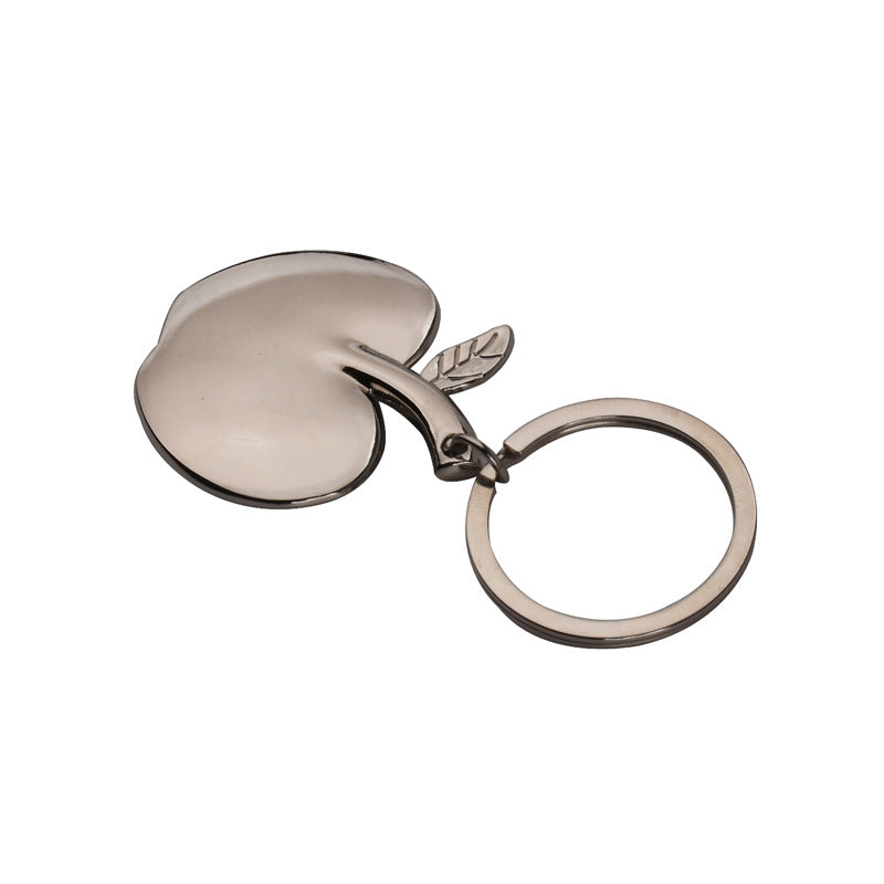 Wholesale Fruit Apple Zinc Alloy Keychain